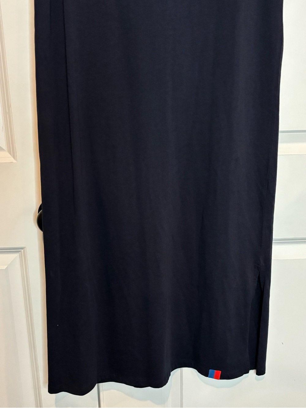 NWT Kule The Tank Dress Navy Blue Organic Cotton Midi M - Picture 3 of 7
